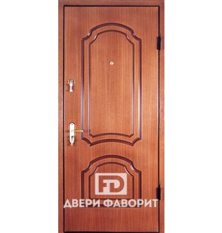 Дверь железная с отделкой МДФ